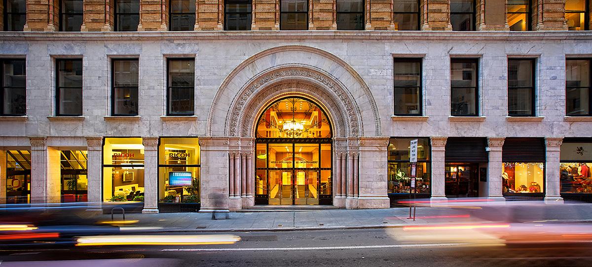 A combination of historic prominence and modern amenities in San Francisco’s Financial District.